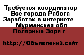 Требуется координатор - Все города Работа » Заработок в интернете   . Мурманская обл.,Полярные Зори г.